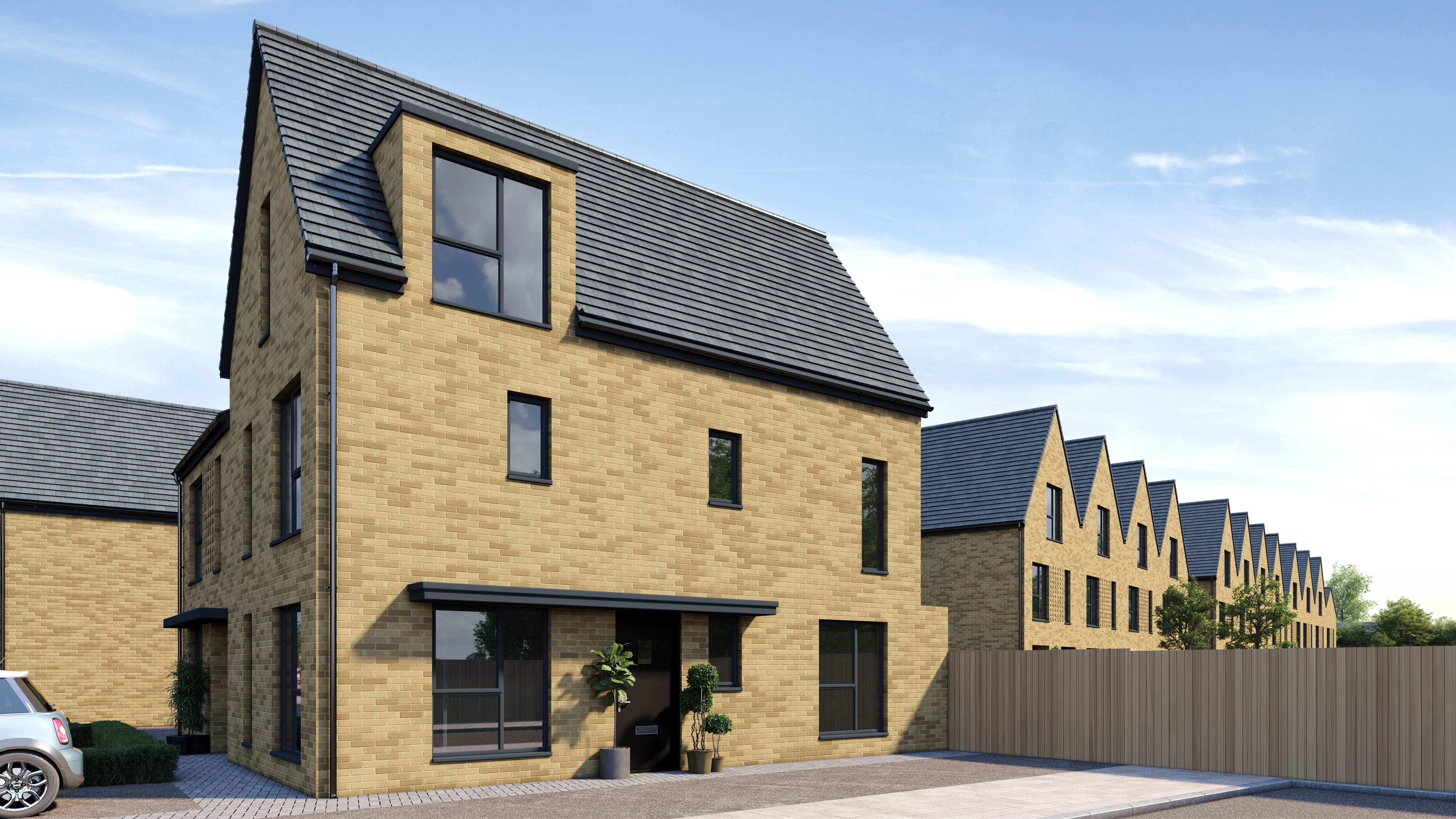 CGI of home in Whitefield Brook