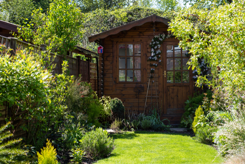 Shed In A Garden